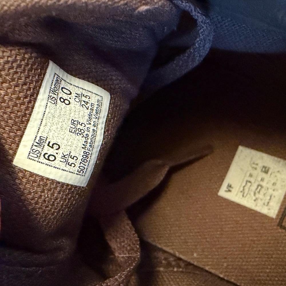 VANS Old Skool Suede Mix Teak Brown Man US 6.5 / Woman US 8 - Picture 6 of 7